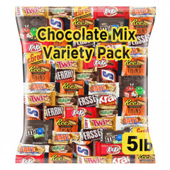 Jumblet mini chocolate bars in a 5lb bulk pack for parties and office snacks
