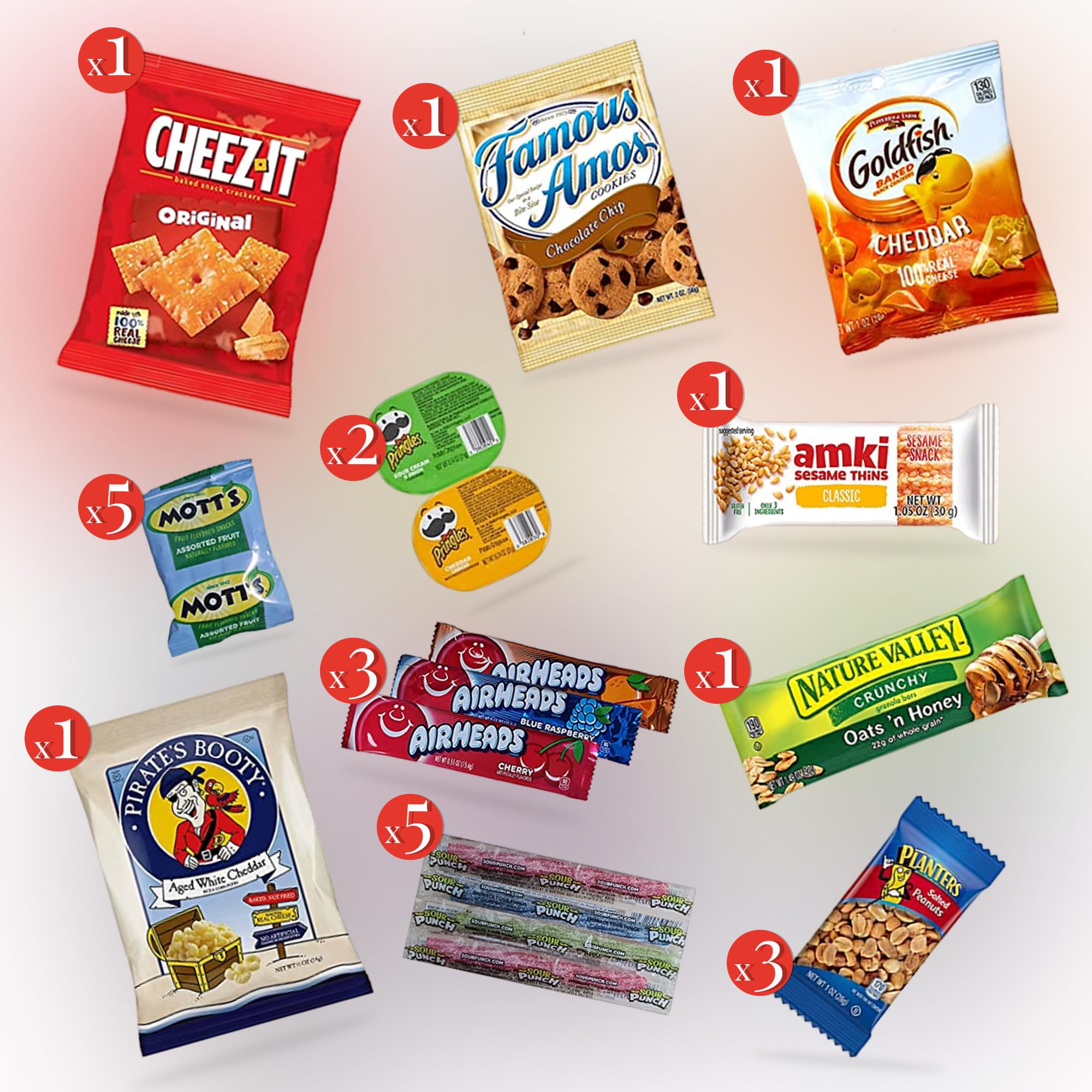 Jumbo Jumble snack box nuts and seeds section showcases crunchy, wholesome options.