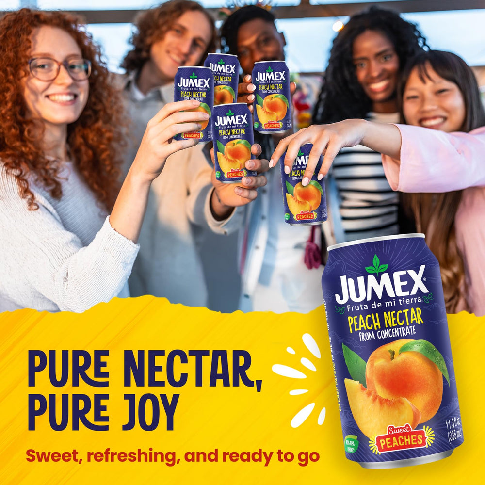 Jumex Cocktail mixer peach bottle, elevates mocktails and cocktails