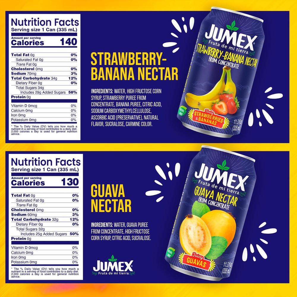 Jumex Guava Nectar bottle highlighting vibrant puree for refreshing beverages