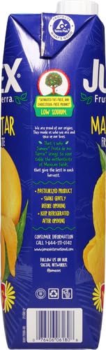Jumex Mango Multiserve Box side view shows compact fridge-ready dimensions.