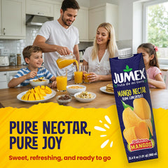 Jumex Mango Nectar carton pack ready for pantry stock and gatherings