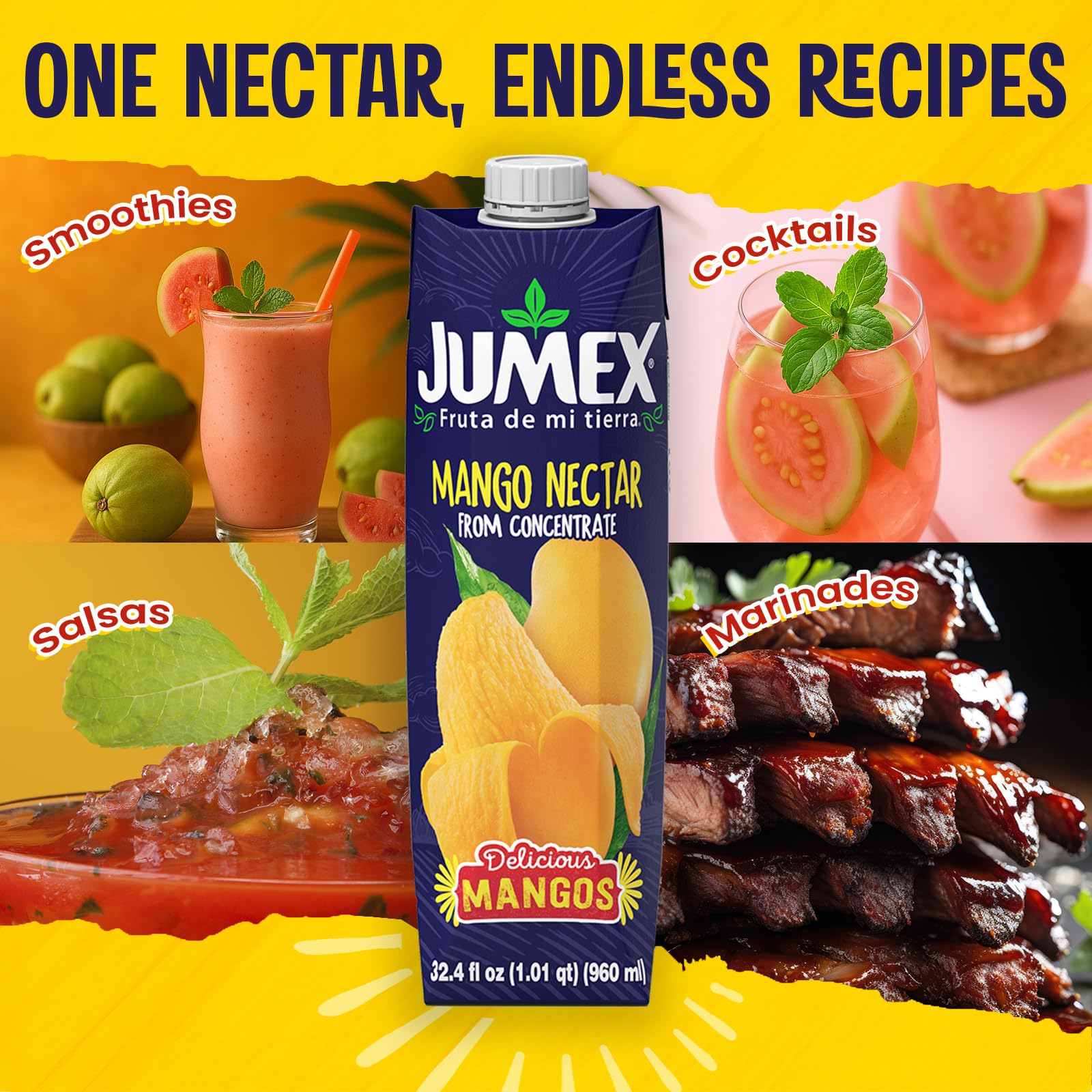 Jumex Mango Nectar cocktail mixer adds tropical flair to drinks