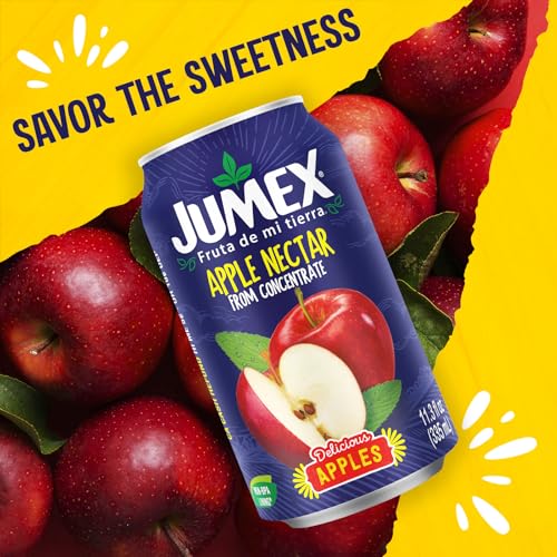 Jumex nectar being poured into a glass for cocktails or mocktails