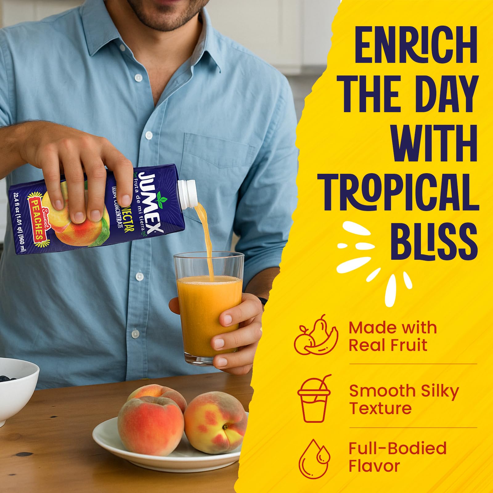 jumex peach nectar bulk pack handy for pantry staples