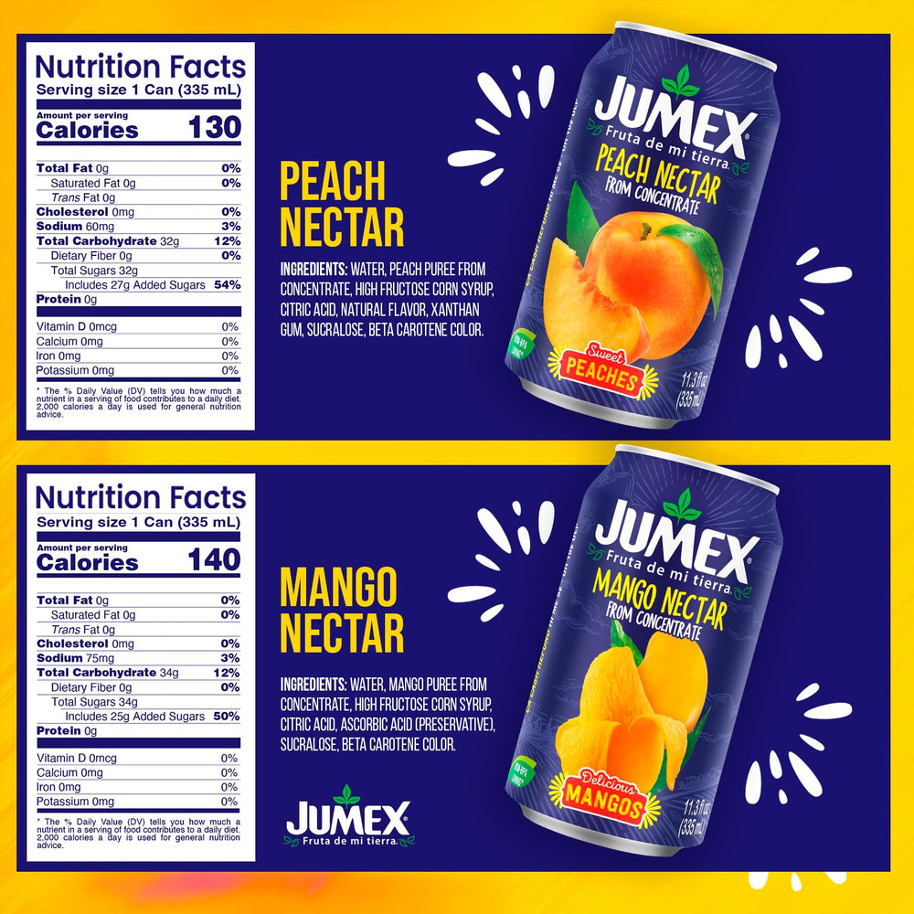 Jumex Peach Nectar can offers rich fruit taste for kids' drinks.