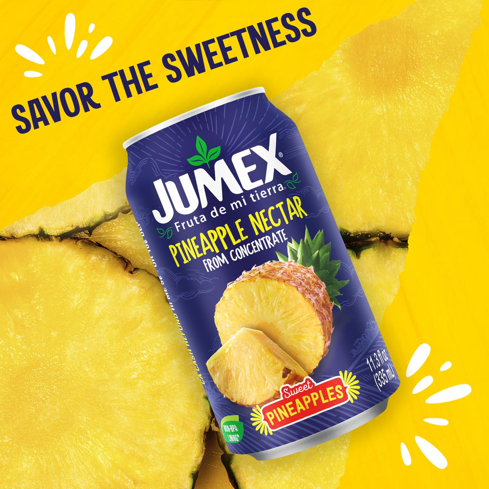 Jumex Pineapple Nectar suggested for party punch and drinks.