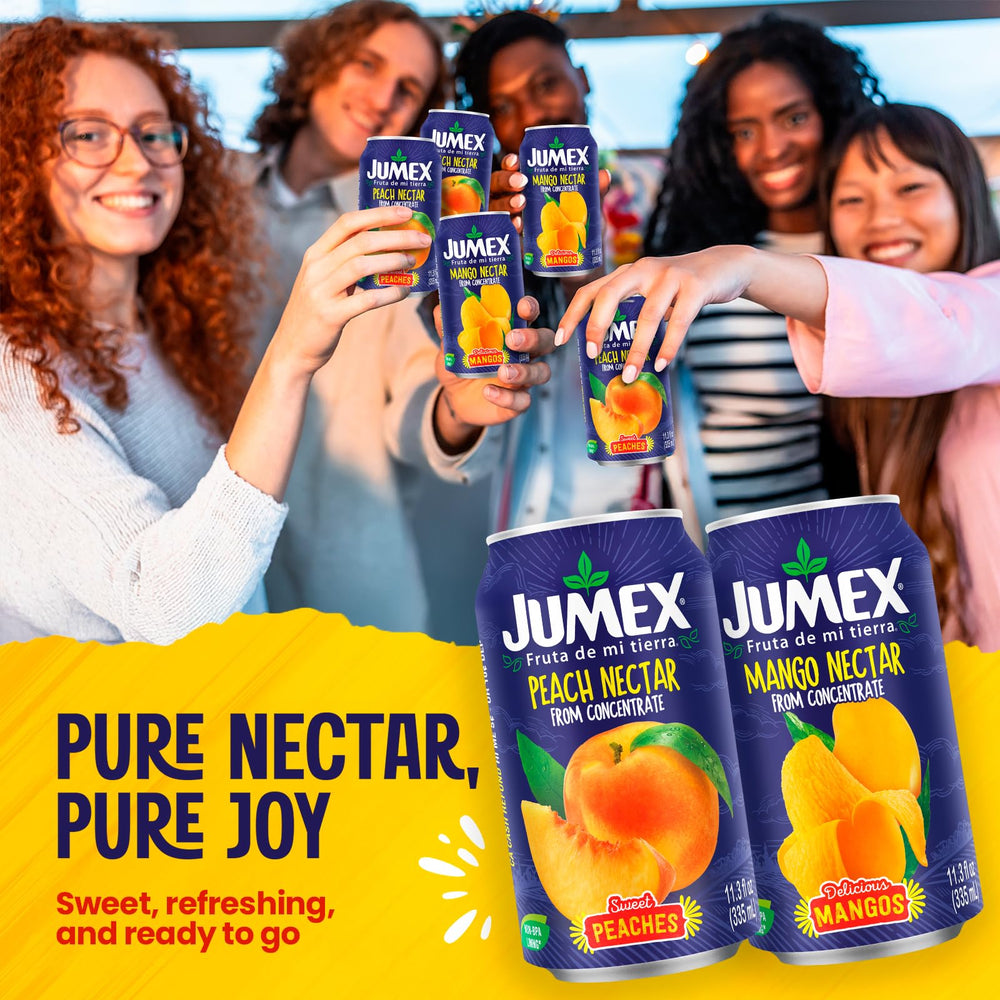 Jumex Variety Pack can showcases multiple nectar flavors for on-the-go snacks.