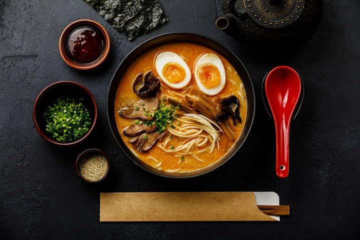 Front label of June Moon Ramen Seasoning highlights premium blend