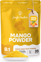 Jungle Powders mango powder in a 5 oz bag, ready for recipes