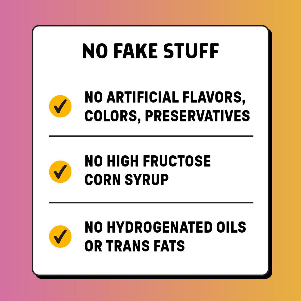 JUNKLESS gluten-free label on pack, reassuring a gluten-free, non-GMO choice