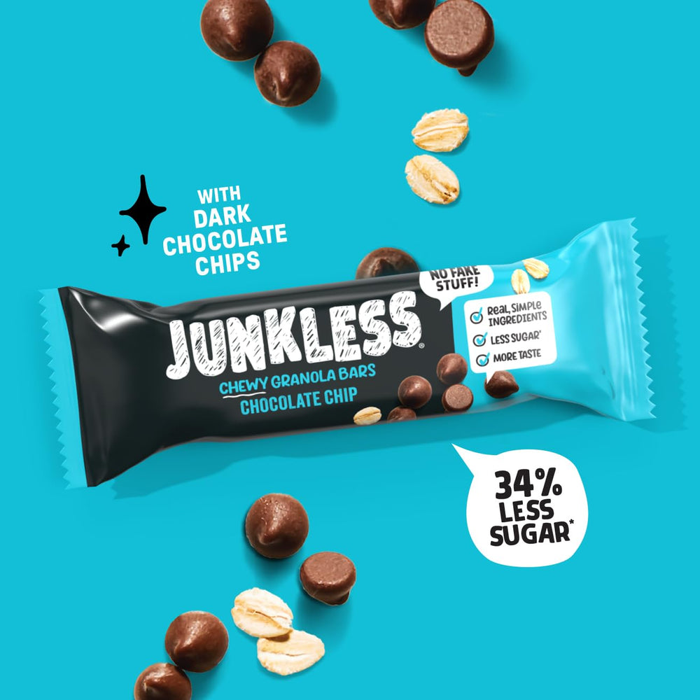 JUNKLESS twin-pack with 12 bars for busy days