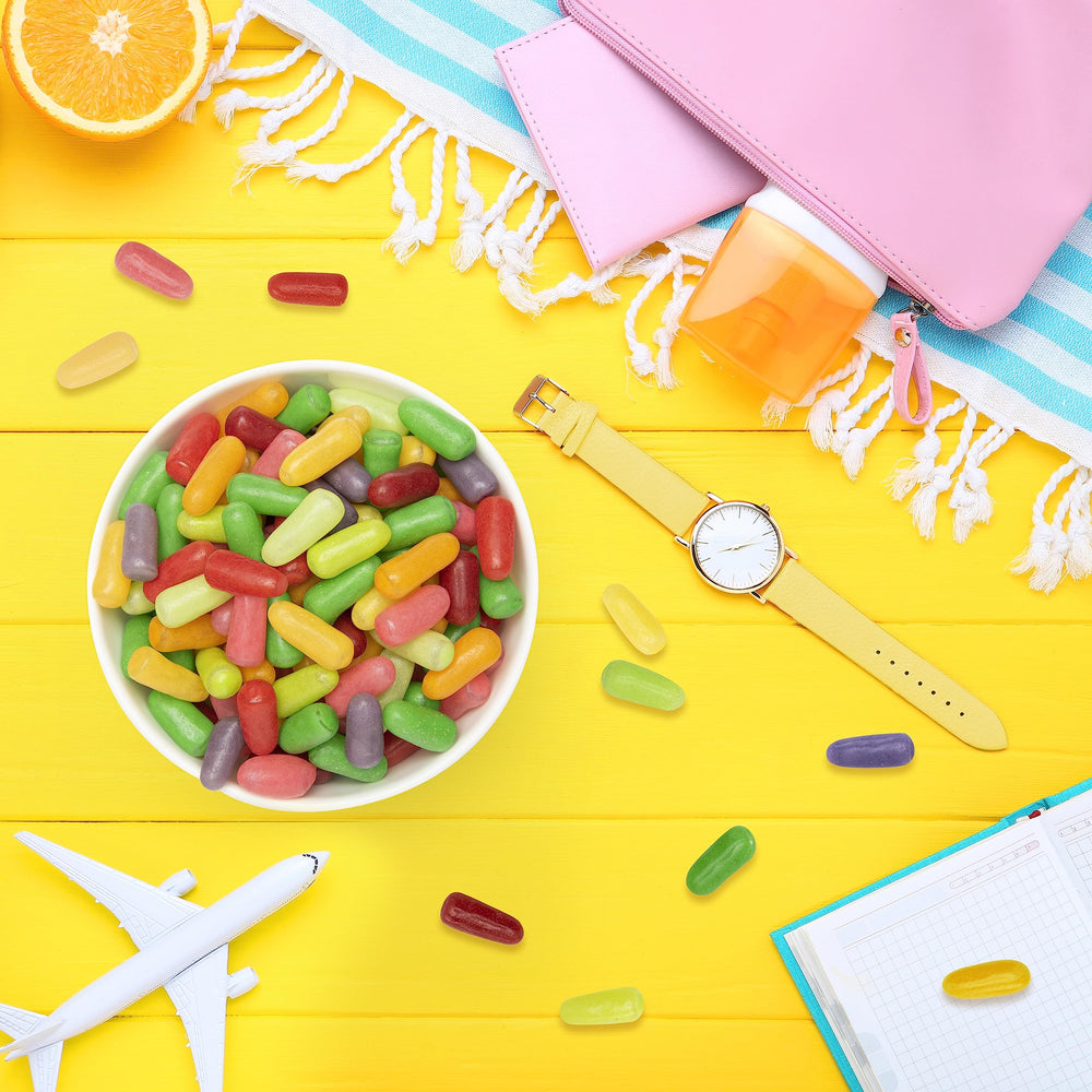 Backpack-friendly Mega Mix Sour snack from Just Born for quick breaks.