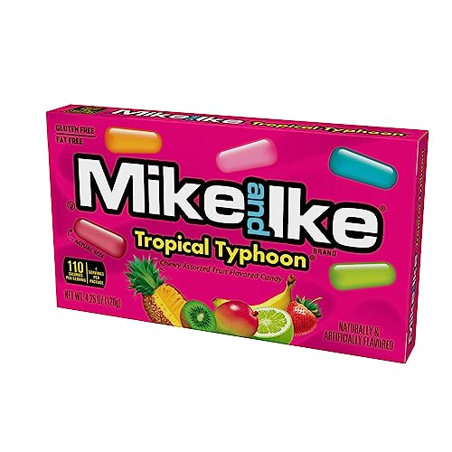 Mike and Ike Kiwi-Banana close-up tropical vibe snack on the go