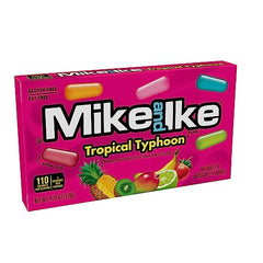 Mike and Ike Paradise Punch close-up bright fruity pieces for sharing