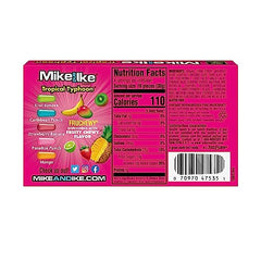 Mike and Ike Tropical Typhoon 12-pack display side view for pantry staples