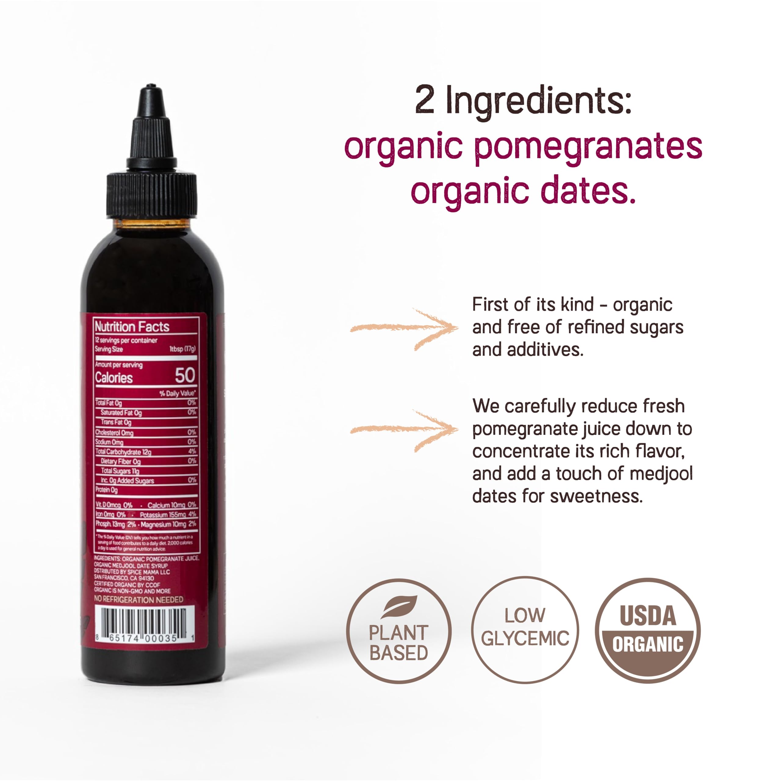 Just Date Syrup pour on pancakes and yogurt adds natural fruit sweetness.
