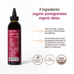 Just Date Syrup pour on pancakes and yogurt adds natural fruit sweetness.