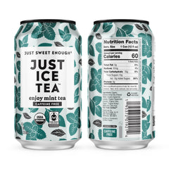 Just Ice Tea Real Brewed Tea Can delivers authentic flavor without concentrates.