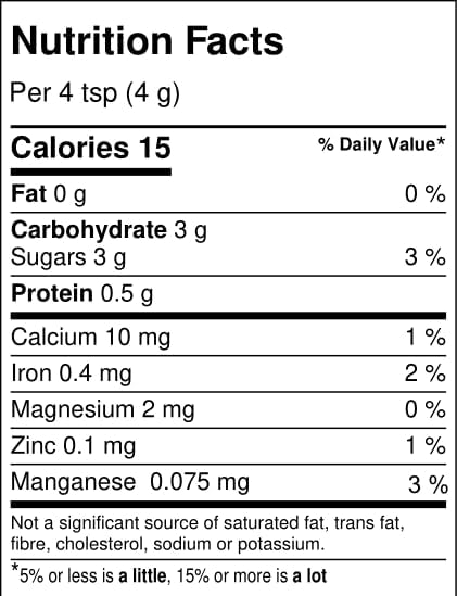 Just Panela packaging front view highlighting organic and unrefined quality