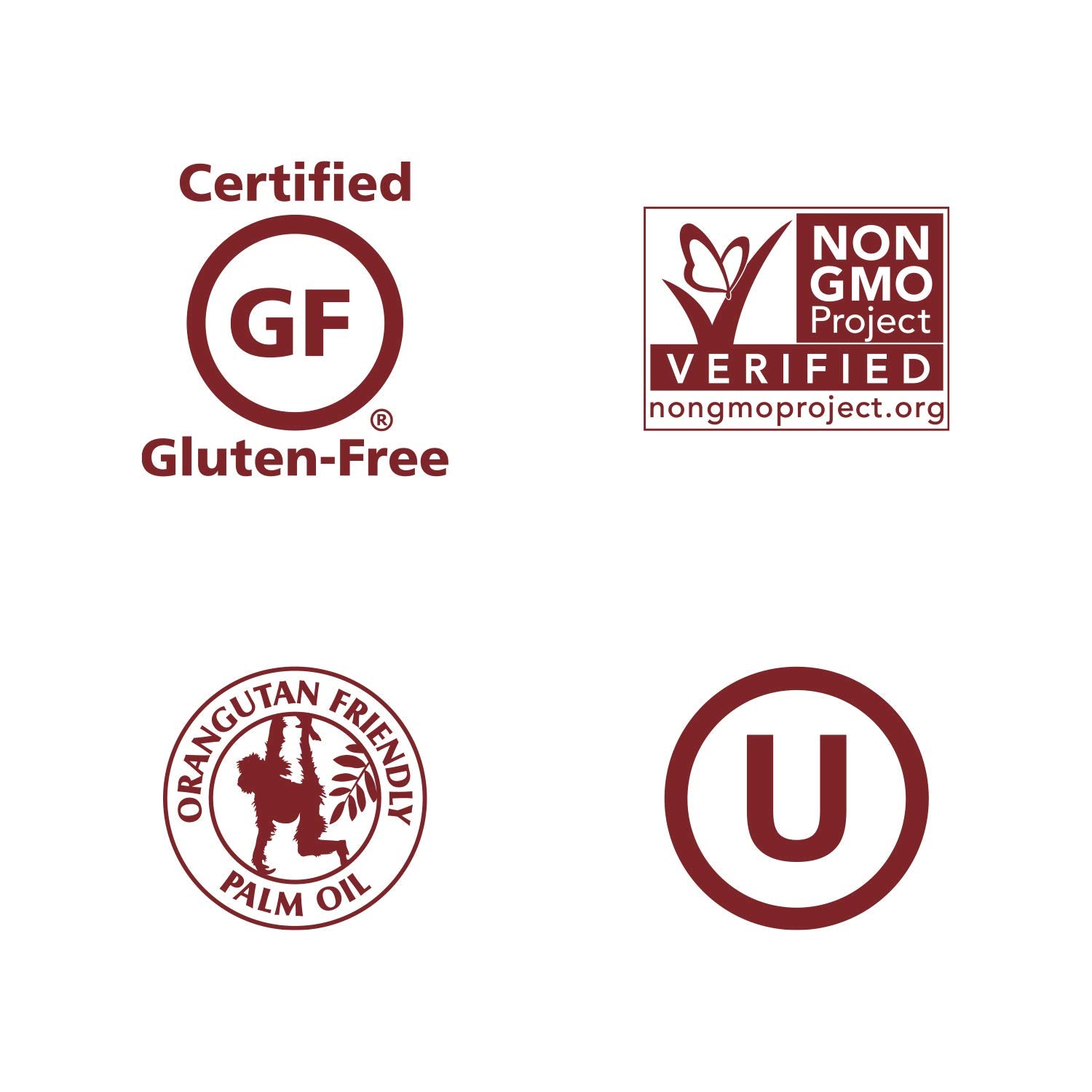 Justin's Classic Peanut Butter gluten-free symbol on jar signals gluten-free suitability