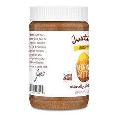 Justin's Honey Almond Butter ingredients in a bowl for a nutritious mix
