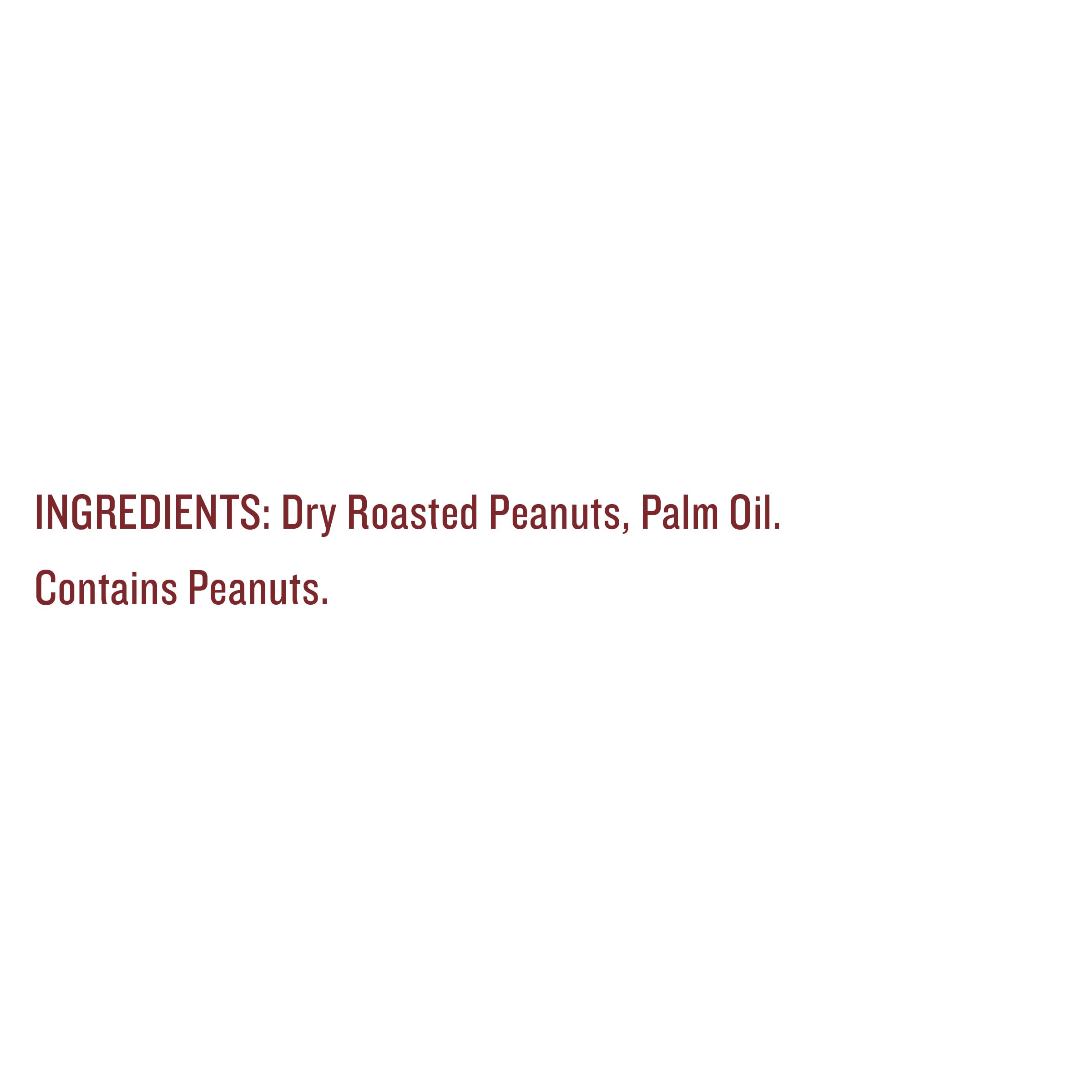Justins classic peanut butter squeeze pack ingredients, two simple ingredients.