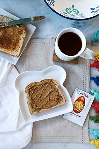 On-the-go use of Justin's Maple Almond Butter as a snack