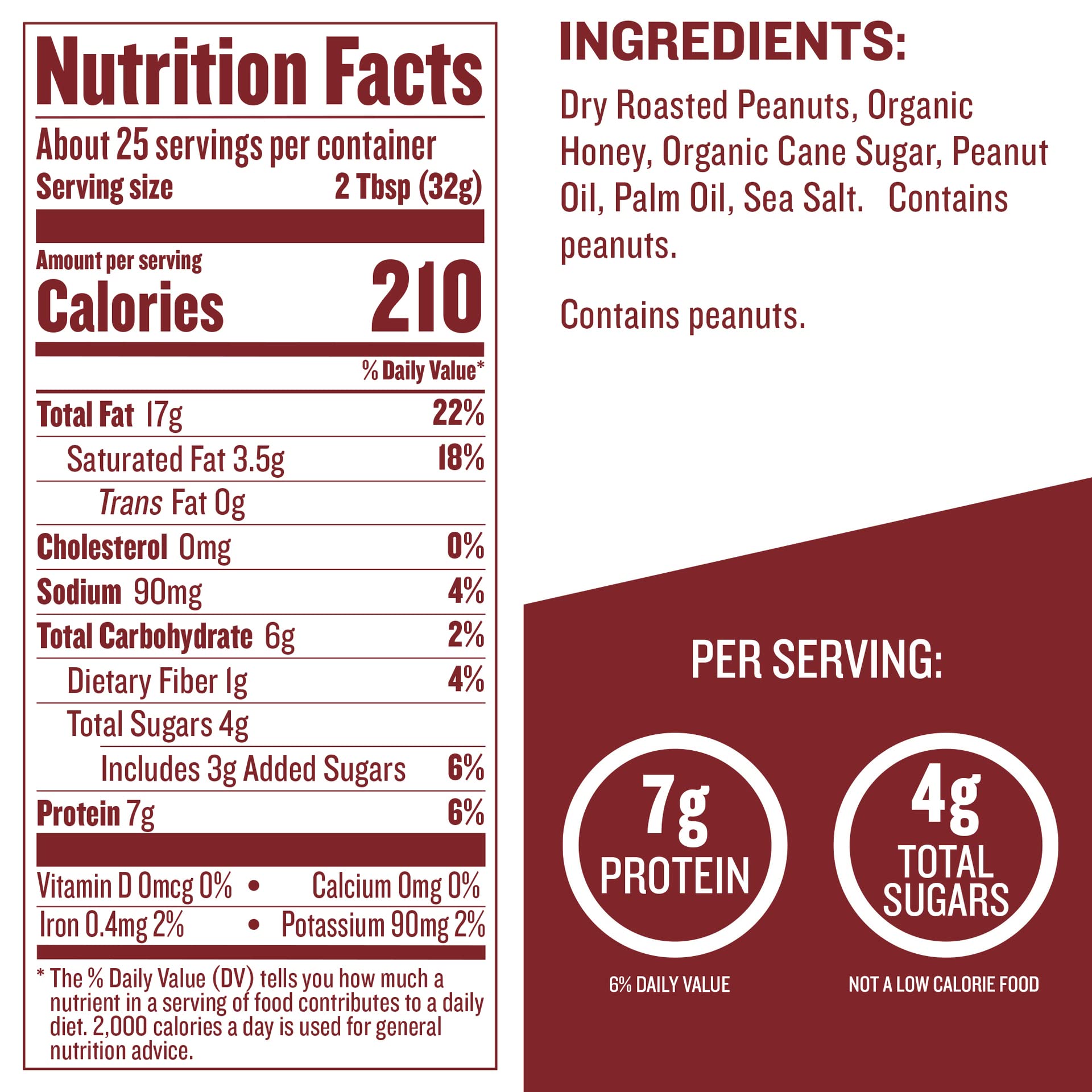 Label shows gluten-free and Non-GMO verification on Justin's No Stir
