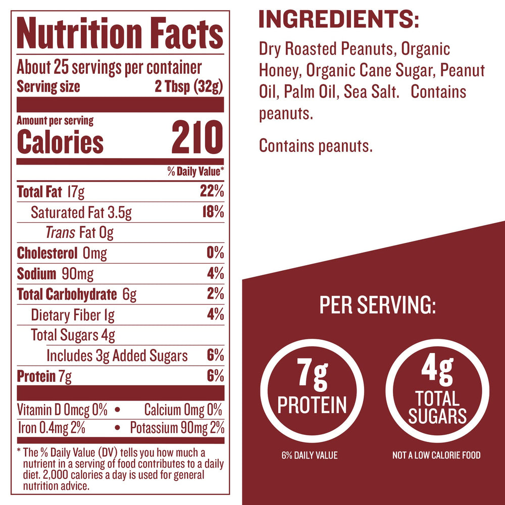 Label shows gluten-free and Non-GMO verification on Justin's No Stir