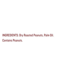 Justin's Nut Butter Classic ingredients close-up shows peanuts and premium quality.