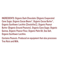 Rainforest Alliance certified cocoa seal on Justin's cups signals sustainable sourcing.