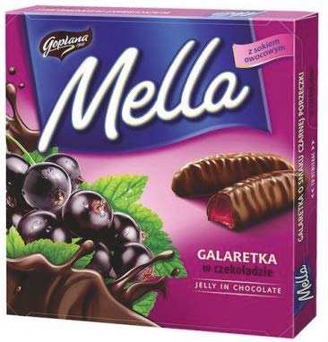 Jutrzenka MELLA chocolate-coated lemon jelly with citrus flair.