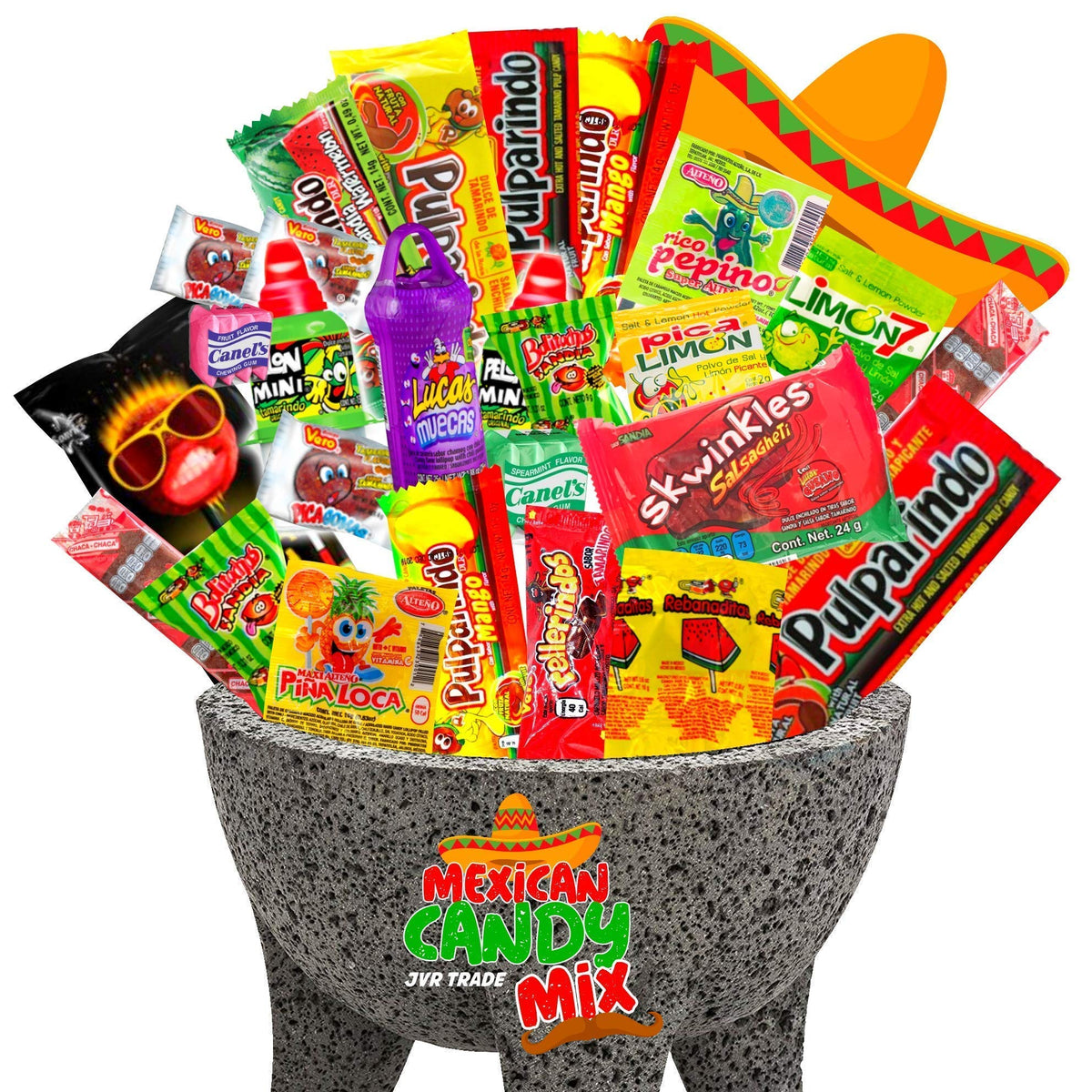 JVR TRADE Pelon Pelo Rico candy with spicy-lime twist for bold flavor.