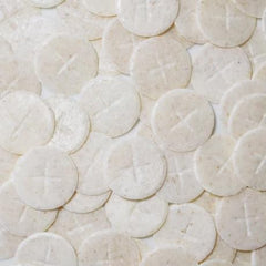 JWG Industries Altar Bread 1 3/8-inch cross design, 100-hosts for Holy Communion