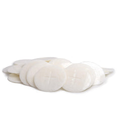JWG Industries cross-design altar wafer ready for liturgical use