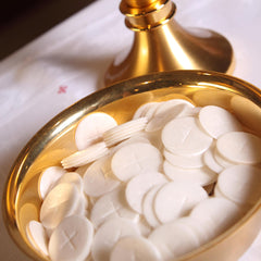 JWG altar bread fits inside a pyx for discreet service distribution