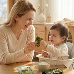 K FOOD KOREAN FOOD grape seed oil seaweed with vibrant color and crunch.