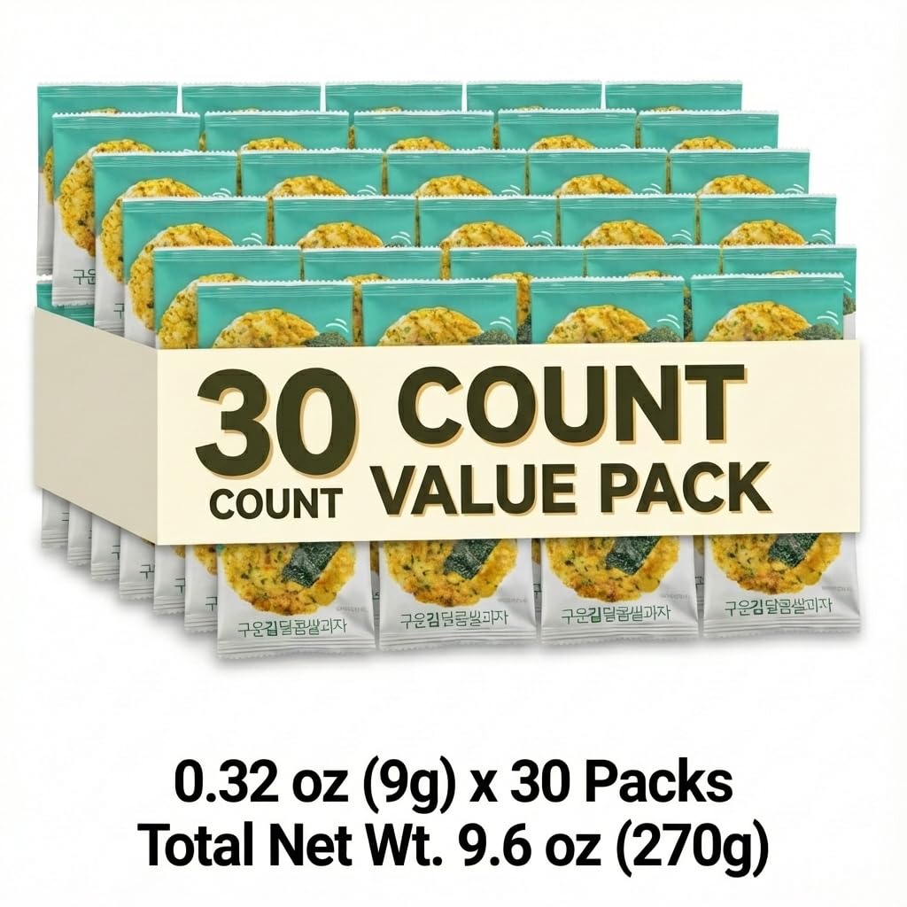 K-Herb individually wrapped snacks keep freshness in 30 packs.