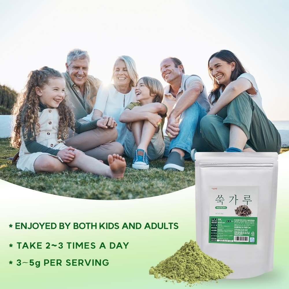 K-Herb mugwort powder added to batter or soup for flavor.