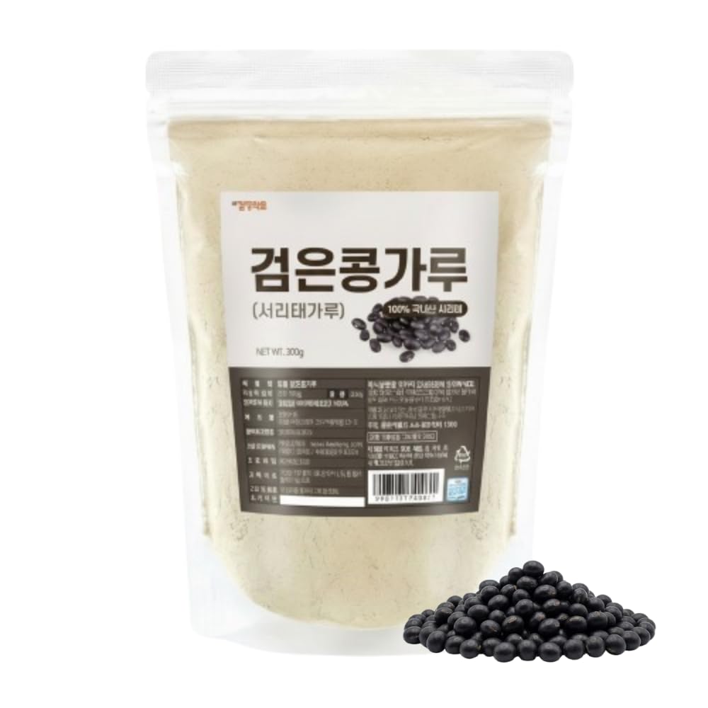 K-Herb roasted Seoritae powder in a resealable pack, ideal for smoothies
