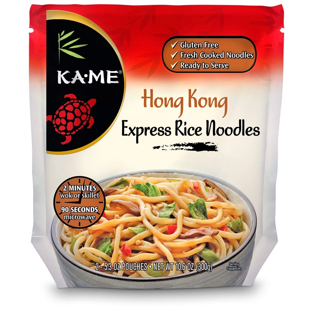 KA-ME gluten-free rice noodles pack6, ready for quick meals.
