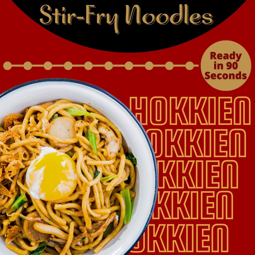 KA-ME Hokkien noodles microwave-safe container for fast cooking