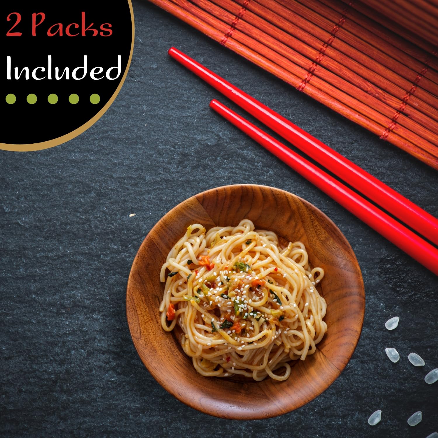 KA-ME noodles stay shelf-stable for months, a convenient pantry staple.