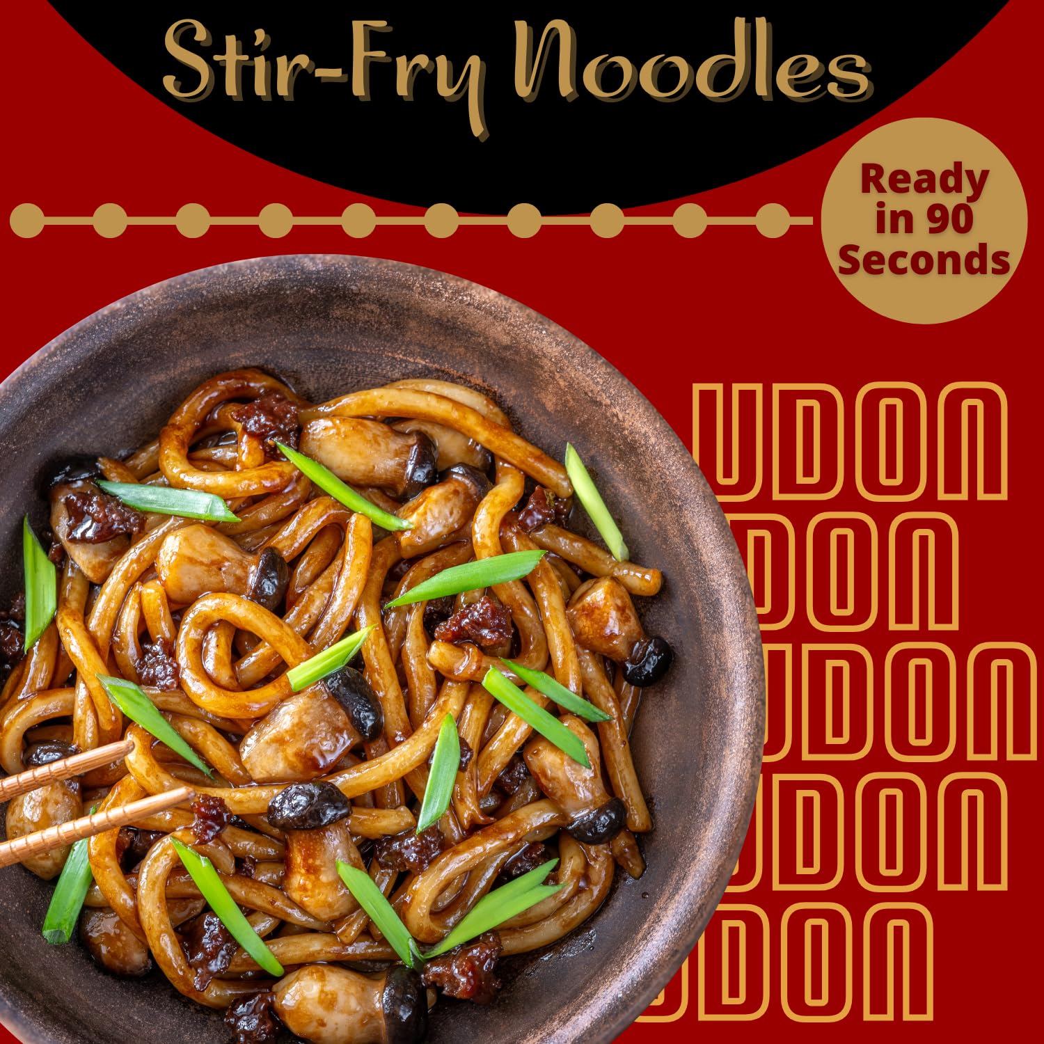 KA-ME Udon noodles in broth for a comforting soup option