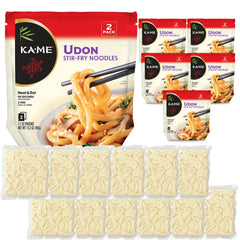 KA-ME Udon noodles steaming in a bowl for a quick hot meal