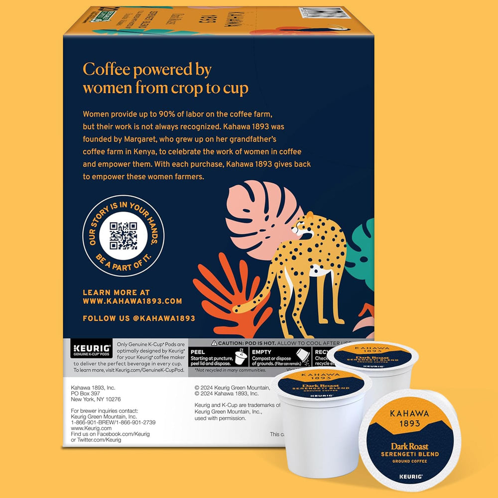 KAHAWA 1893 ethically sourced beans emphasize sustainability.