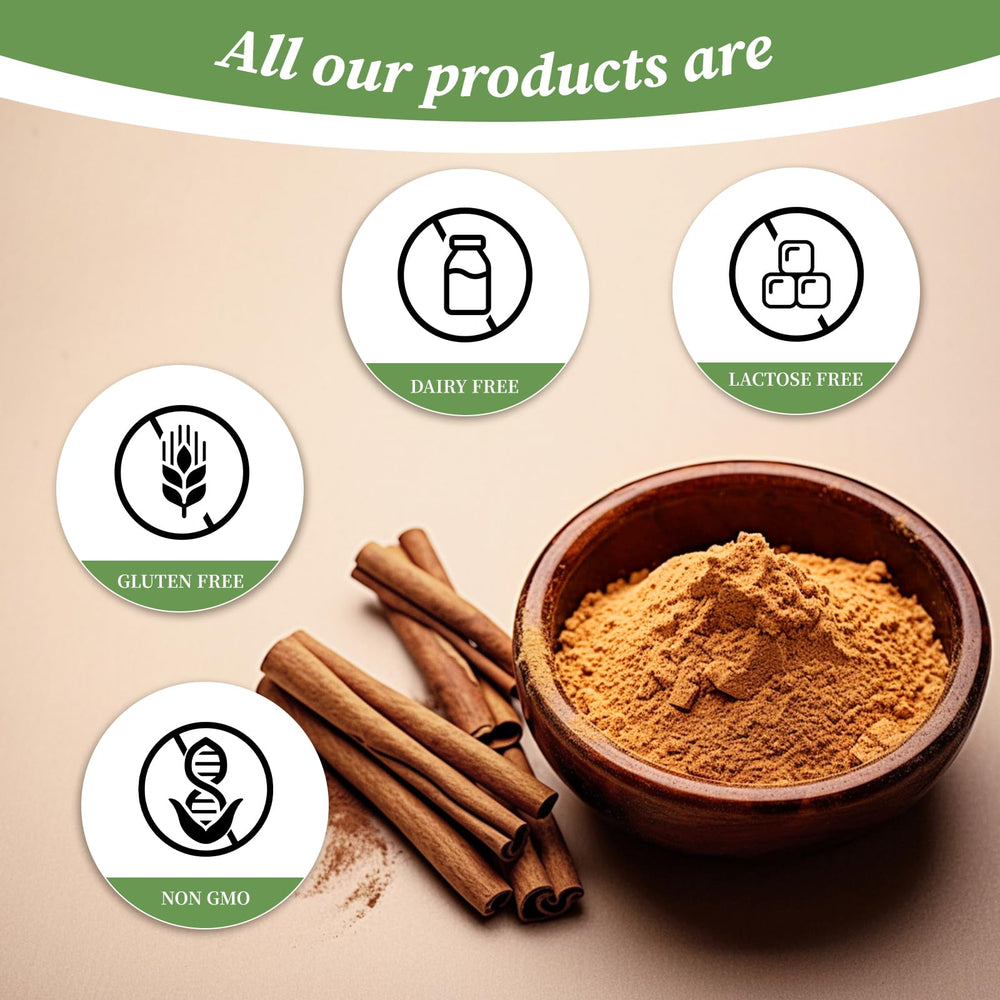 Kah's Journey pure cinnamon bark powder adds vibrant flavor to recipes.