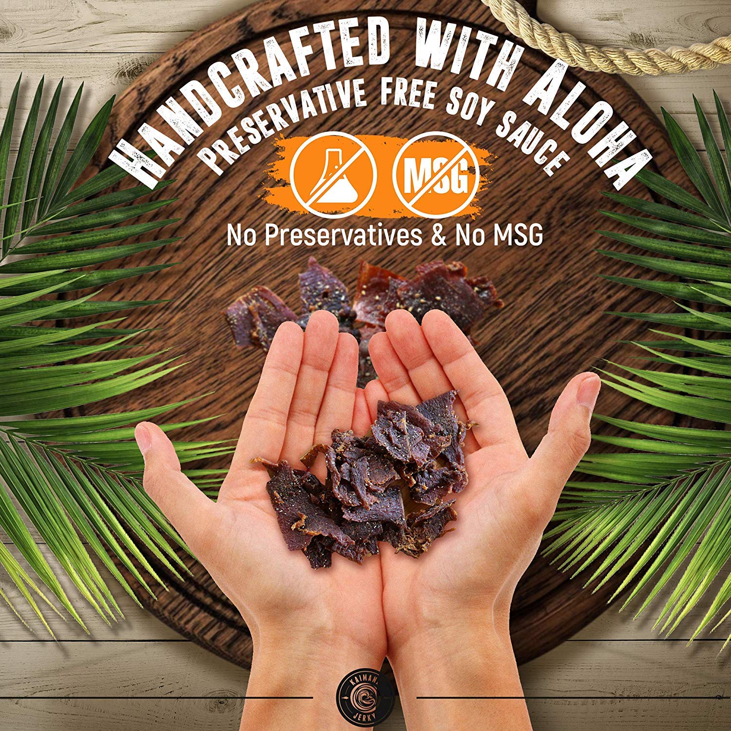 Kaimana Jerky Ahi Tuna Sriracha pouch delivers bold heat and protein snack.