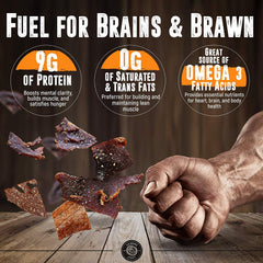 Kaimana Jerky Ahi Tuna Teriyaki pouch ideal for post-workout recovery.